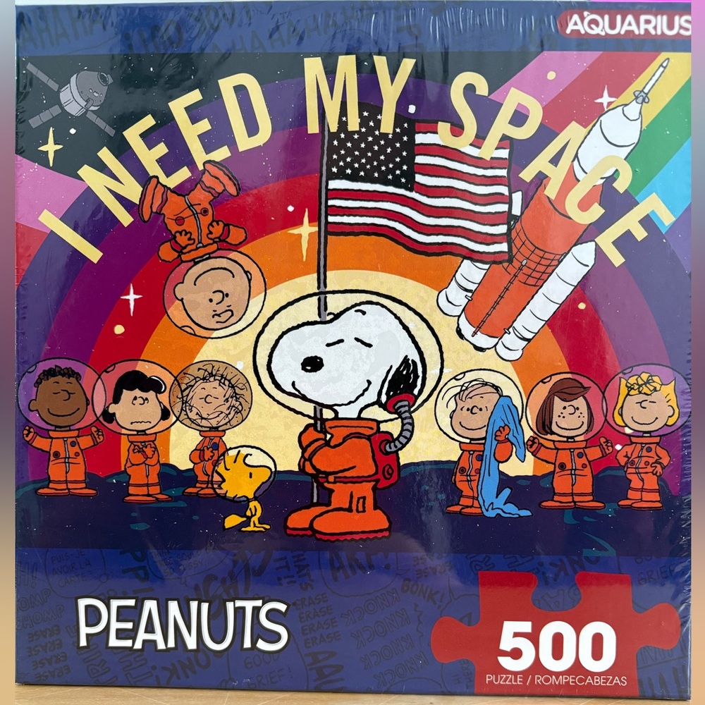 New in box- Peanuts Snoopy “I Need My Space” 500-Piece Puzzle
